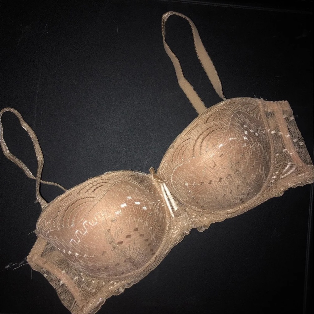 Nude lace push up bra 36C